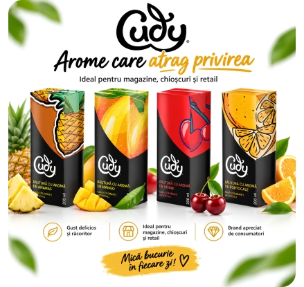 Băuturi Cudy disponibile en-gros
