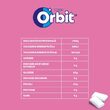 Orbit Bubblemint guma de mestecat cu arome de fructe si menta 14 g, 30 seturi