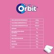 Orbit Bubblemint guma de mestecat cu arome de fructe si menta 2 drajeuri. 100 buc