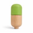 Jucărie din Lemn Kendama Pill – Joc de Îndemânare și Coordonare pentru Copii și Adulți, verde