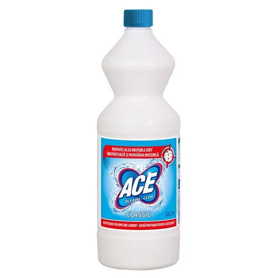 Clor inalbitor rufe, Ace Classic, pentru casa si rufe, 1000 ml