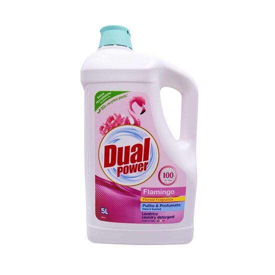 Detergent Lichid De Rufe Flamingo Dual Power 5 L