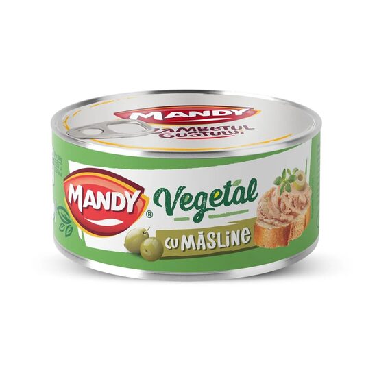 Pateu vegetal cu masline Mandy, 120g