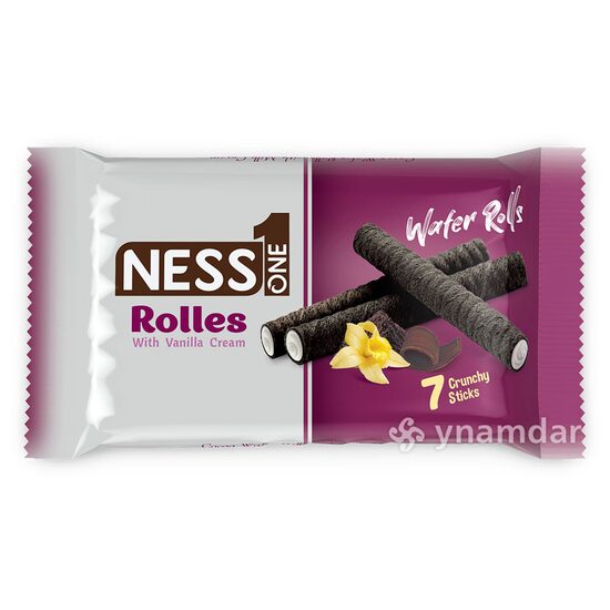 Rulou de ciocolata cu crema de vanilie Ness One 28g