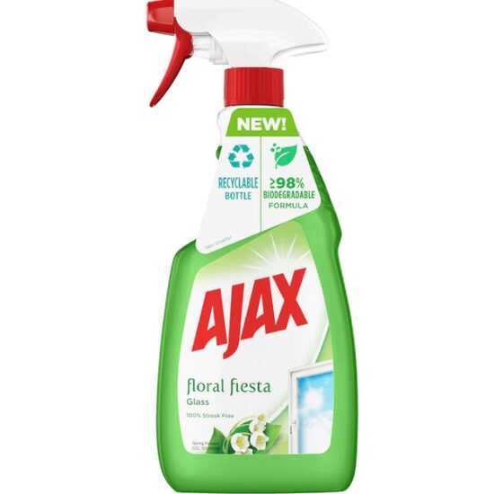 Solutie curatat geamuri Ajax Floral Fiesta Green, 500ml