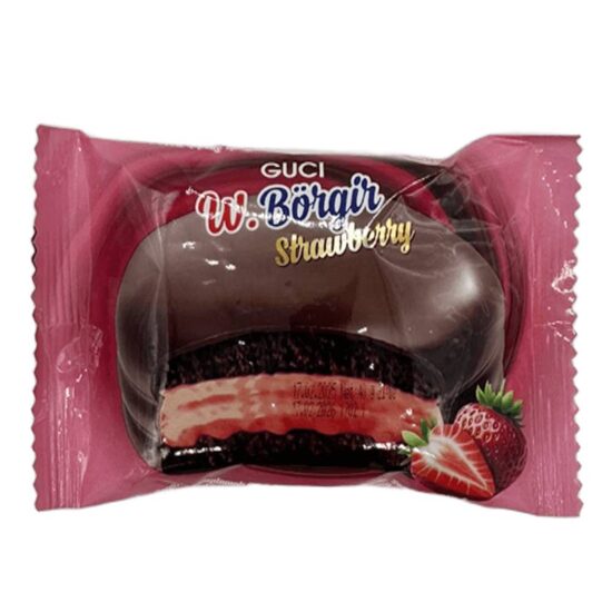 Biscuiți burger marshmallow cu aroma de capsuni 40g