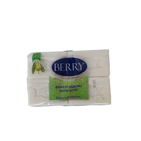 Sapun solid pentru rufe Berry, 125gr, 4 bucati