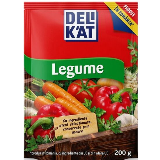 Baza de mancare Delikat, Gust de legume, 200g