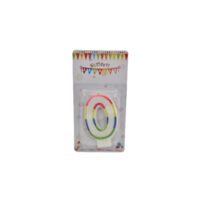 Lumanari aniversare pentru tort, 7cm, blister 1 buc