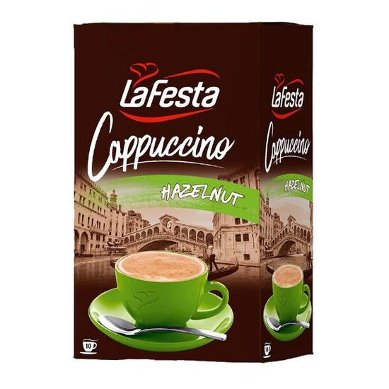 Capuccino La Festa cu alune 125 g, 8 bucati