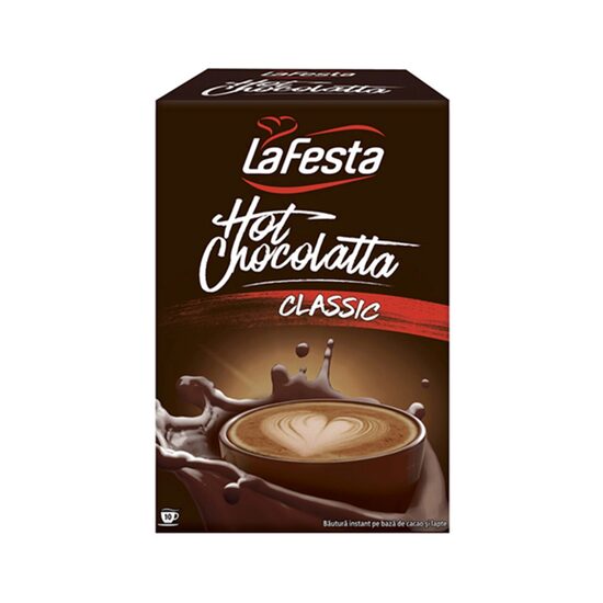 Ciocolata calda instant, La Festa Clasic, 250 g, 6 bucati