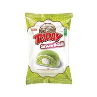 Today Snowball Fistic 40g – prăjitură pufoasă cu cremă de fistic, acoperită cu fulgi de cocos
