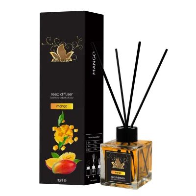 Odorizant de camera cu betisoare, Mozaic, aroma de mango, 100 ml