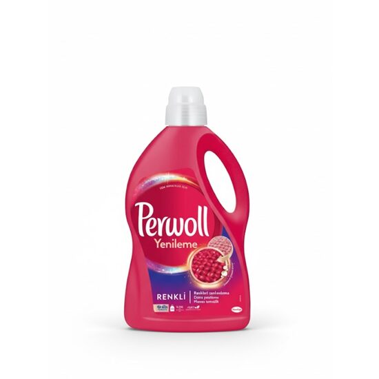 Detergent lichid rufe Color Perwoll Color & Fiber, 2.7 L, 45 Spalari
