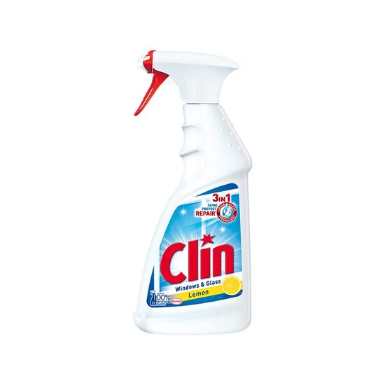Solutie curatare geamuri Clin Windows & Glass Lemon, 500 ml