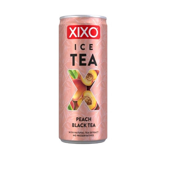 Bautura pe baza de ceai negru XIXO Ice Tea Peach , doza, 250ml, SGR