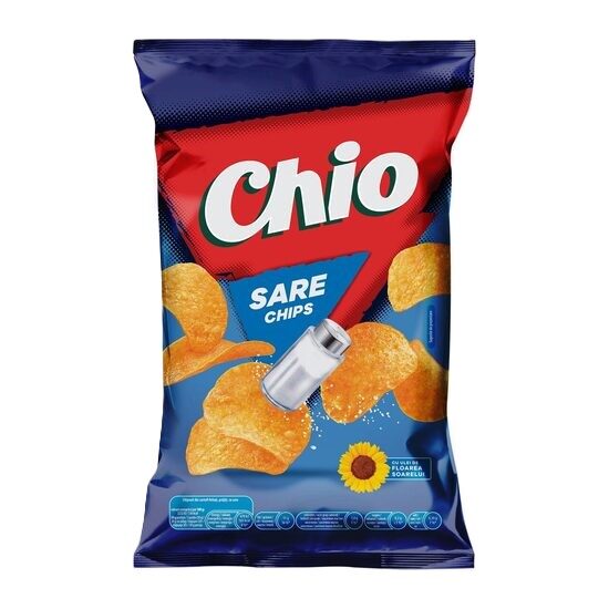 Chipsuri din cartofi cu sare Chio Chips 125g