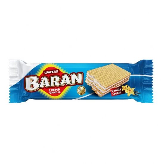 Napolitane Baran Crema Vanilie 75g