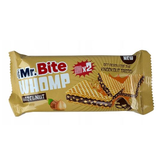 Napolitana cu crema de lapte si alune Whomp Mr Bite, 44g