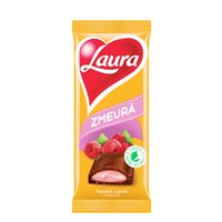 Tableta Ciocolata cu zmeura Laura, 92 g