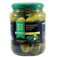 Castraveti intregi in otet 6-9 cm, 720 ml, Buftea
