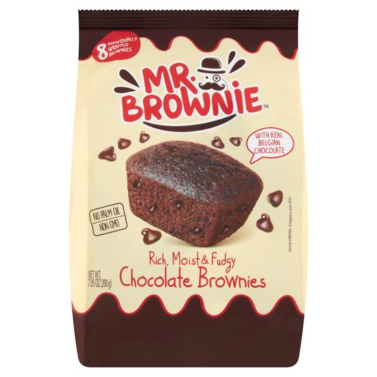 Prajitura cu bucati de ciocolata Mr Brownie, 200g