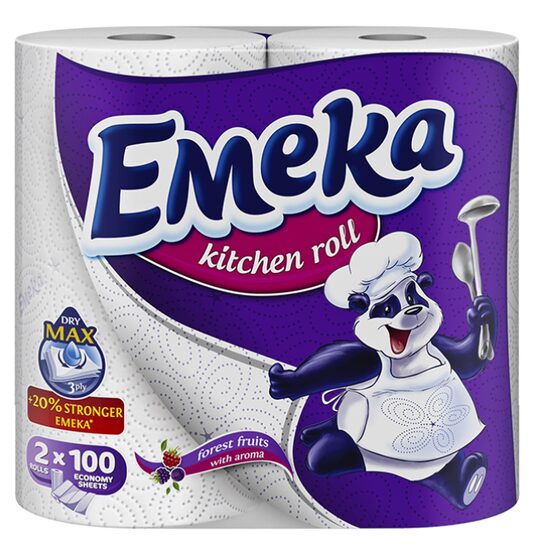 Set 2 Prosoape hartie Emeka 3 straturi, 100 foi Forest Fruit