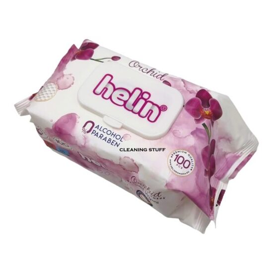 Servetele umede Helin Orchid, 100 buc.