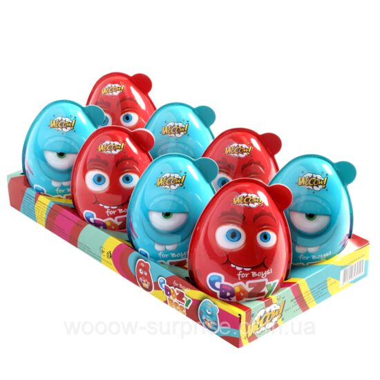 Wooow Crazy Egg – Ou cu surprize baieti 25g