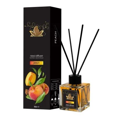 Odorizant de camera cu betisoare, Mozaic, aroma de piersica, 100 ml