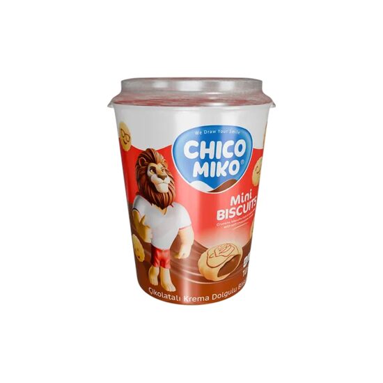 Biscuiti umpluti cu crema de ciocolata Chico Miko 125 g