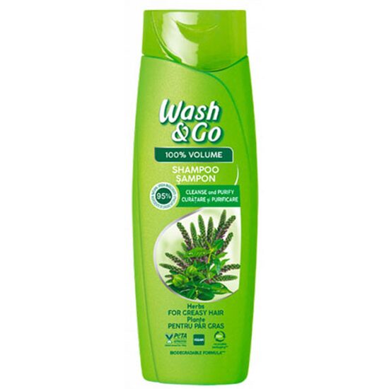 Sampon pentru curatare si purificare Wash & Go Herbs 360 ml