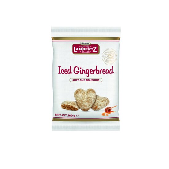 Lambertz Turte dulce glazurate in forma de inima 160g