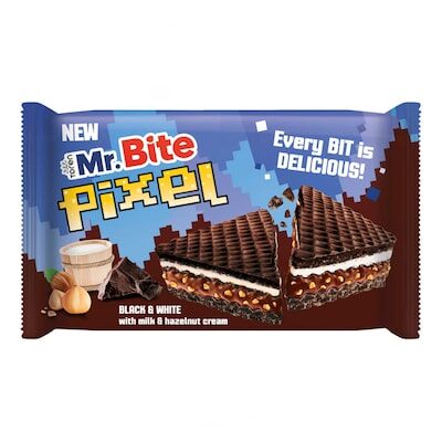 Napolitana black&white Mr Bite Pixel 30g