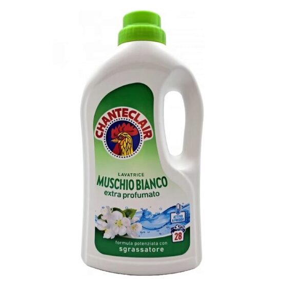 Detergent lichid pentru rufe cu parfum de mosc alb Chanteclair, 1,26l, 28 utilizari