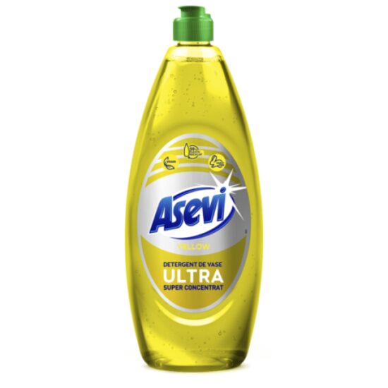 Detergent de vase Asevi Ultra, Yellow, 650ml