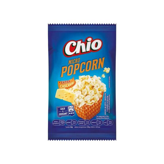 Popcorn microunde cu gust intens de cașcaval Chio 80g