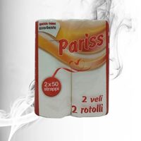 Prosop Bucatarie 2 straturi, 50 foi, 2 role, Pariss