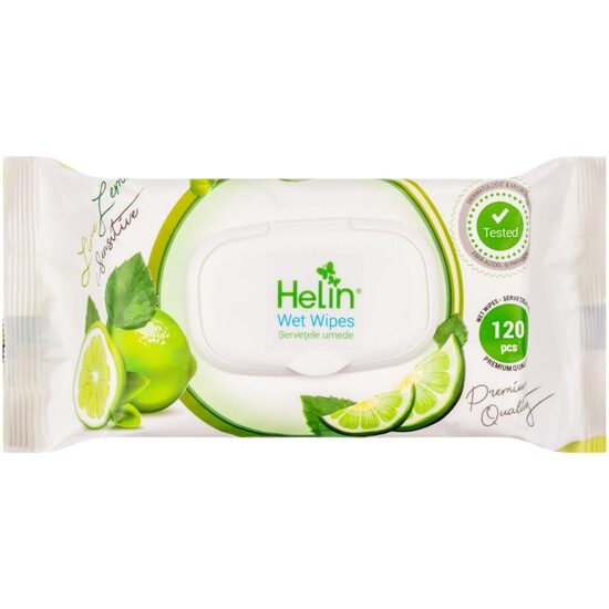 Servetele umede Helin Lime, 120 buc.