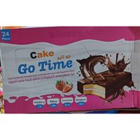 Prajitura cu umplutura de capsuni si glazura Cake Go time 40g