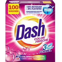 Detergent rufe pudră Alpen Dash Color Freshness, 6kg, 100 Spălări