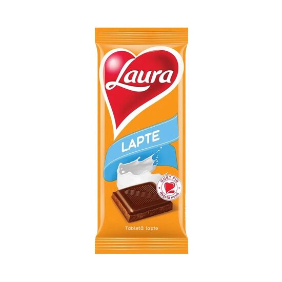 Tableta Ciocolata cu lapte Laura, 80 g