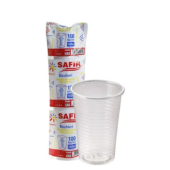 Pahare plastic, 250ml, 60buc/set