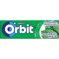 Orbit Spearmint guma de mestecat cu aroma de menta 14 g, 30 seturi