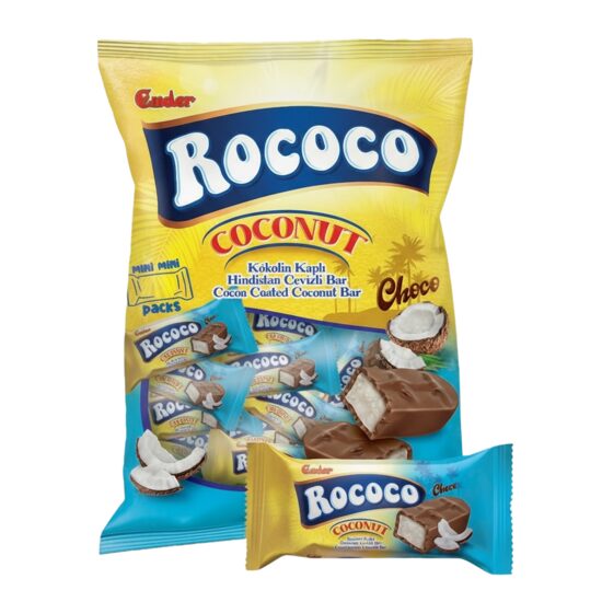 Rococo coconut mini baton cocos si glazura de cacao Ender 200g