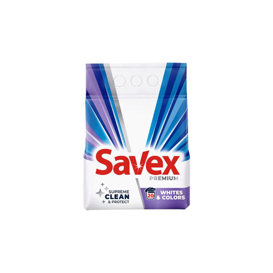Detergent automat Savex Premium White Colors 2 kg