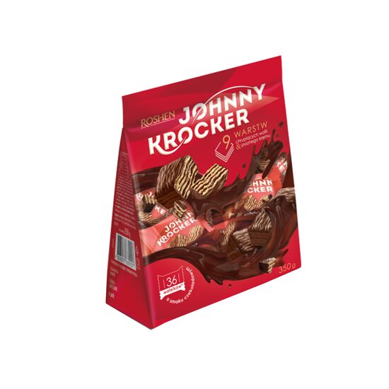 Napolitane cu umplutura de ciocolata Johny Krocker, 350 g