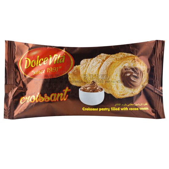 Croissant Dolce Vita cu crema de cacao 45g