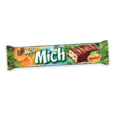 Baton Ani Mich Mich cu crema de caise, 50g