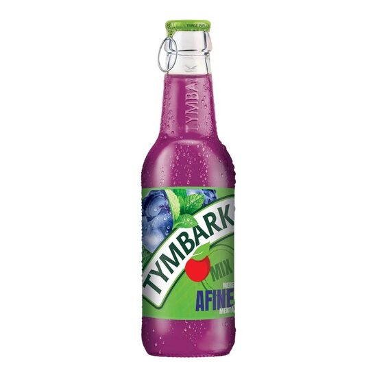 Bautura racoritoare Tymbark Mix cu mere, afine si menta, sticla, 0.25 l SGR